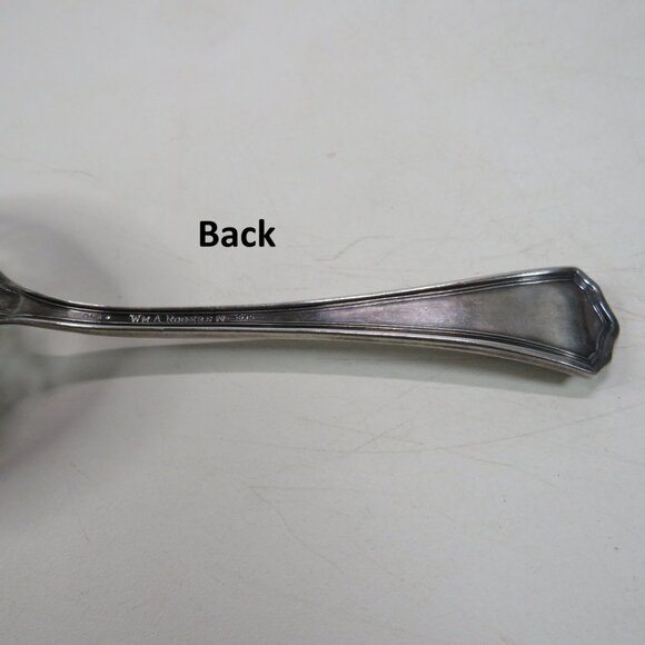 Wm. A. Rogers Bon Bon Spoon Pierced Cut OLD SOUTH or Magnolia Silver Plate - Picture 11 of 13